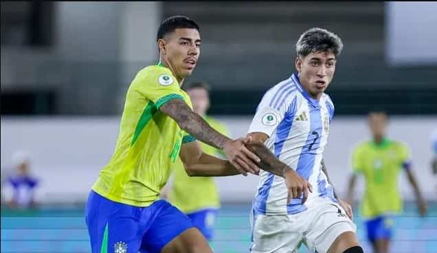 Sudamericano Sub-20: Argentina igualó con Brasil y se posterga la definición del título para la última fecha